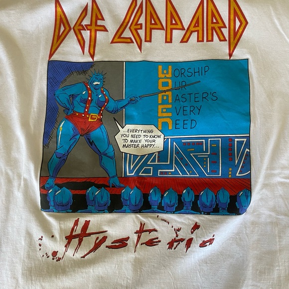 Def Leppard t-shirt And the Women of Doom Men’s size L - Picture 5 of 5
